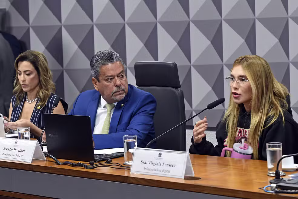 Virgínia Fonseca foi convocada para depor na CPI das Apostas Esportivas